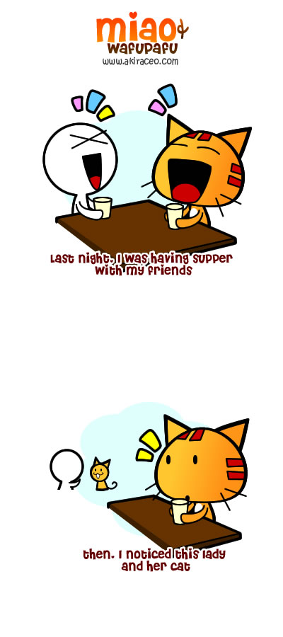 Trained cat Trained cat