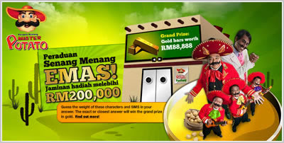 mister potato gold bars contest